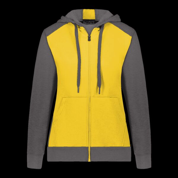 Ladies Three-Season Fleece Full Zip Hoodie Thumbnail