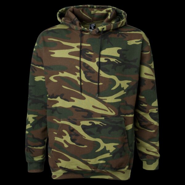 Unisex Camo Fleece Hoodie Sweatshirt Thumbnail