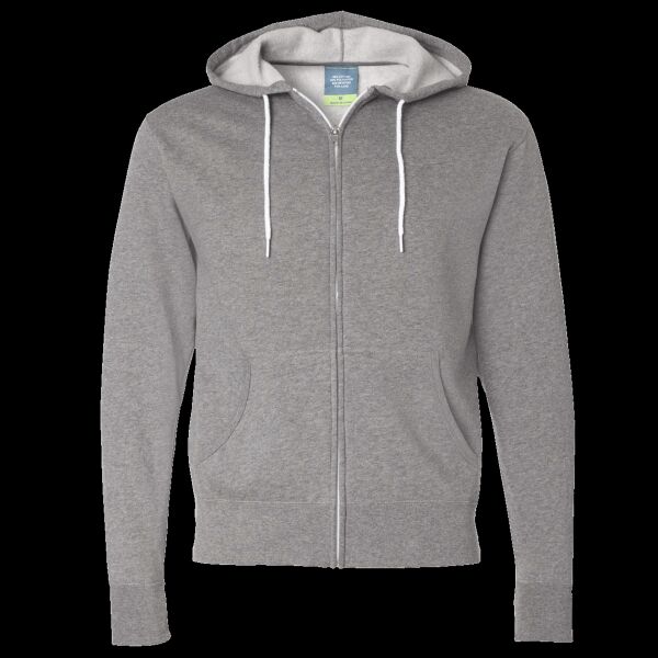 Unisex Lightweight Full-Zip Hooded Sweatshirt Thumbnail