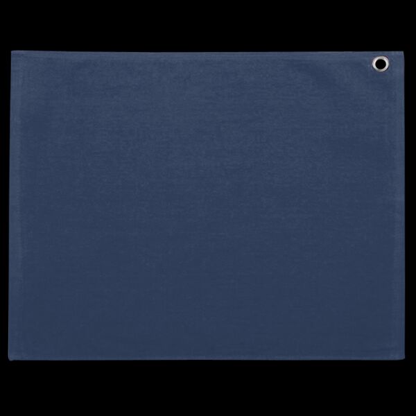 Velour Hemmed Towel with Grommet & Hook Thumbnail