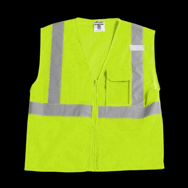 Unisex Clear ID Vest with Zipper Closure Thumbnail