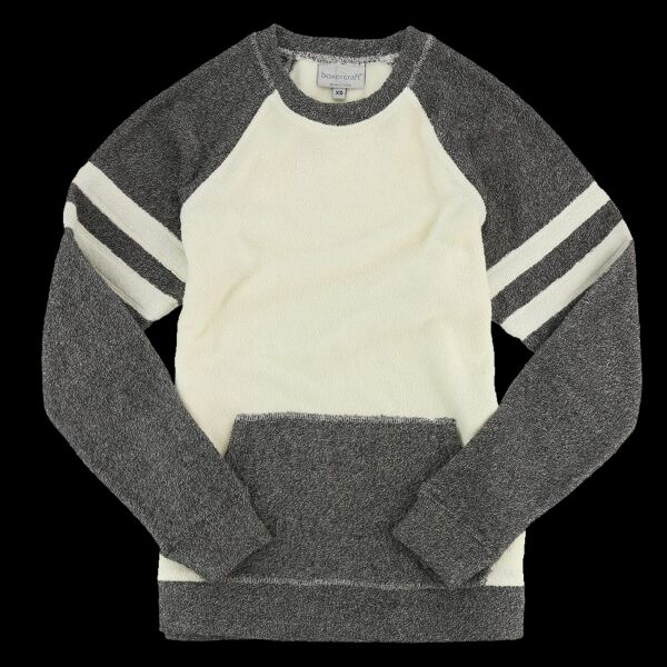 Women's Cozy Contrast Fleece Crewneck Pullover Thumbnail