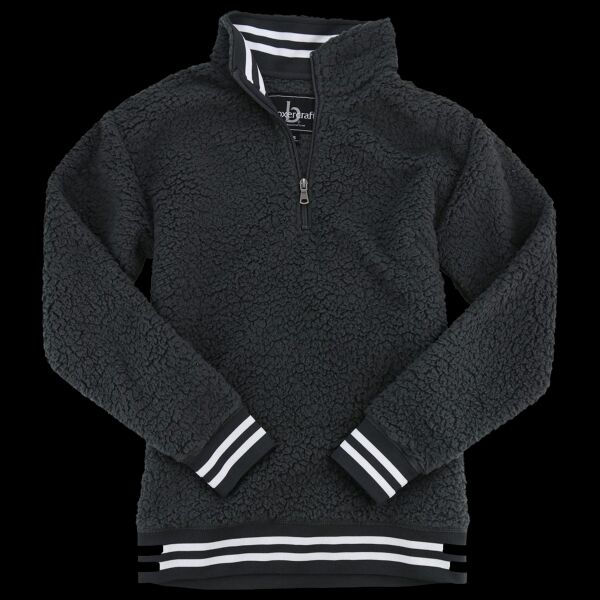 Unisex Varsity Sherpa Quarter-Zip Pullover Thumbnail