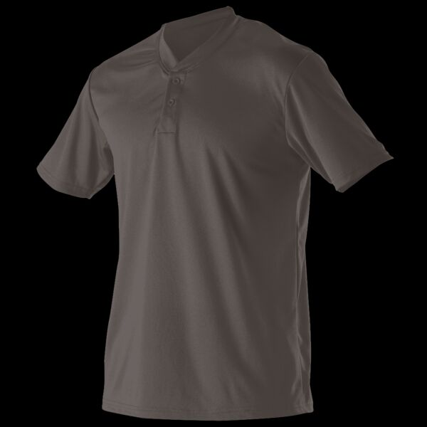 Youth Baseball Two Button Henley Jersey Thumbnail