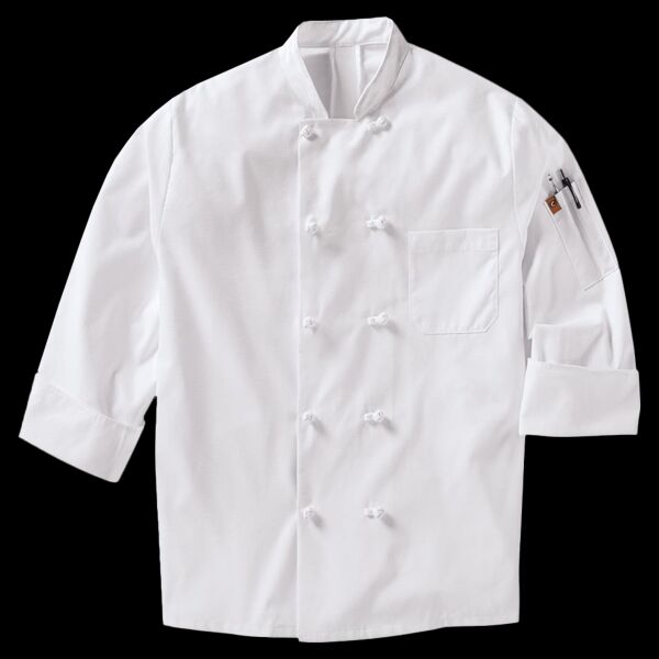 Mimix™ Ten Knot Button Chef Coat with OilBlok Thumbnail