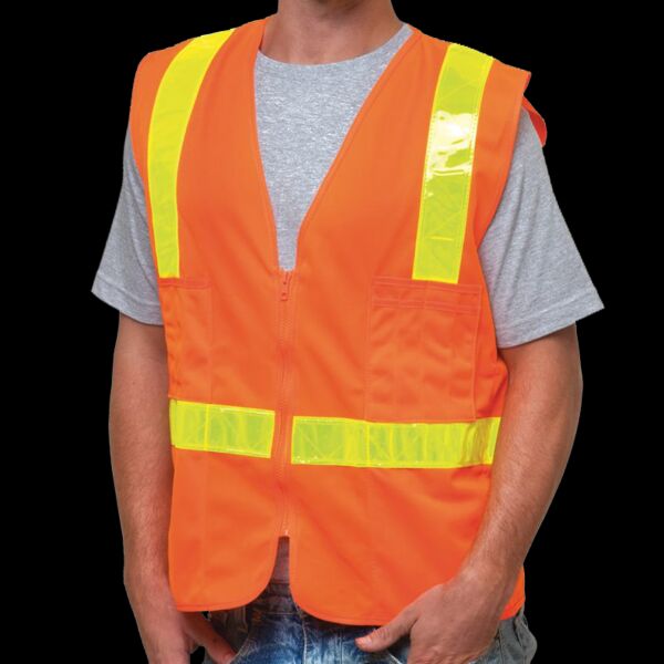 Unisex USA-Made ANSI Solid Surveyor's Vest Class 2 Thumbnail