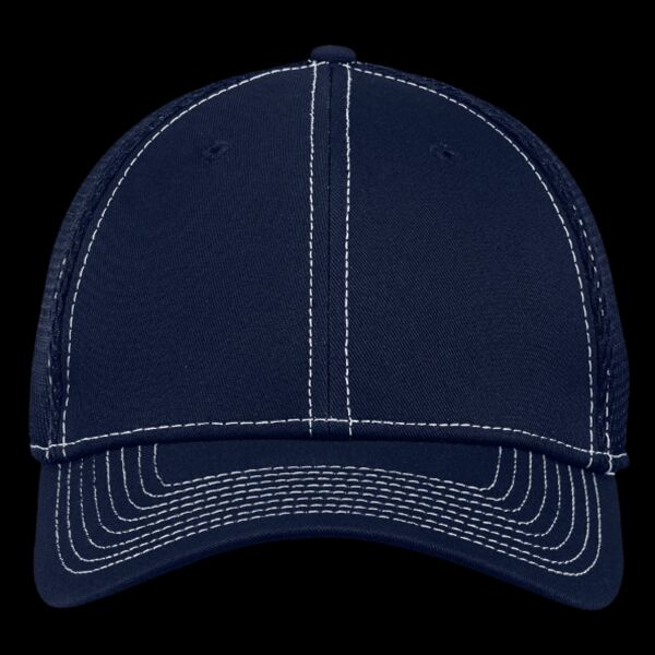 Stretch Mesh Contrast Stitch Cap Thumbnail