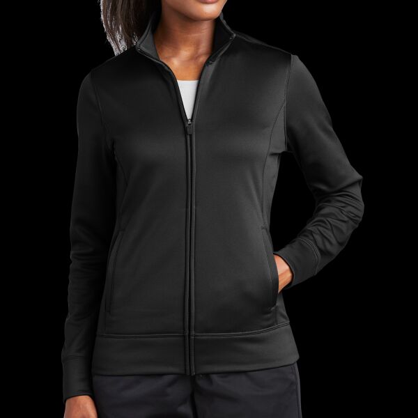 Ladies Sport Wick ® Fleece Full Zip Jacket Thumbnail