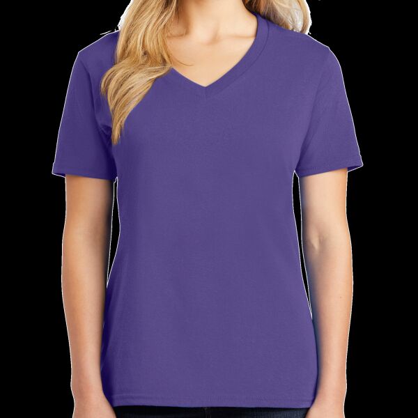 Ladies Core Cotton V Neck Tee Thumbnail