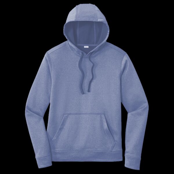 ® PosiCharge ® Sport Wick ® Heather Fleece Hooded Pullover Thumbnail