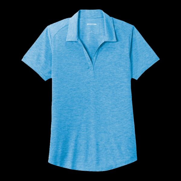 ® Ladies PosiCharge ® Tri Blend Wicking Polo Thumbnail