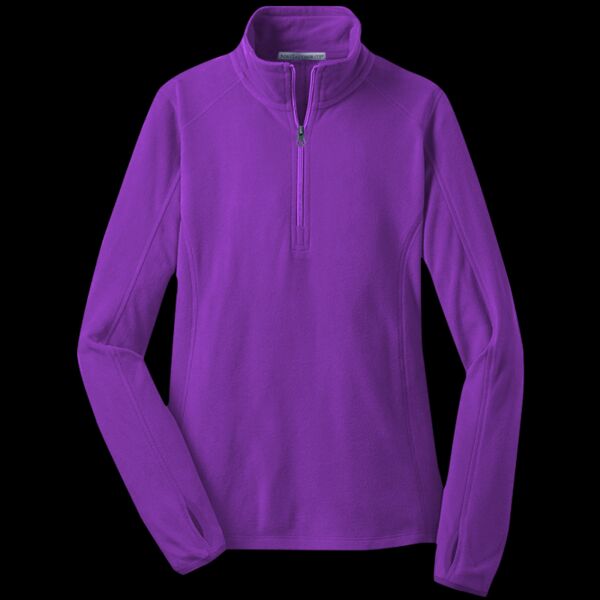 Ladies Microfleece 1/2 Zip Pullover Thumbnail