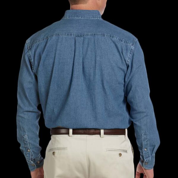 Men's 6.5 oz. Long-Sleeve Denim Shirt Thumbnail